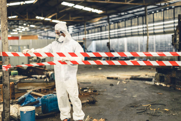 Professional Biohazard technician working in Dorchester, SC
